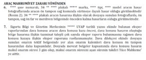 Araç Mahrumiyet Bedeli Bilirkişi Raporu